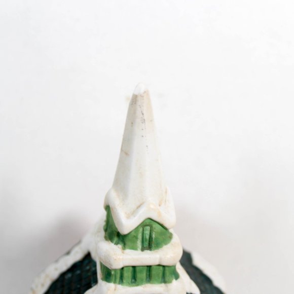 Retro Vintage 1960s Christmas Music Box Church Choir Porcelain Glass Figurine - Picture 7 of 16